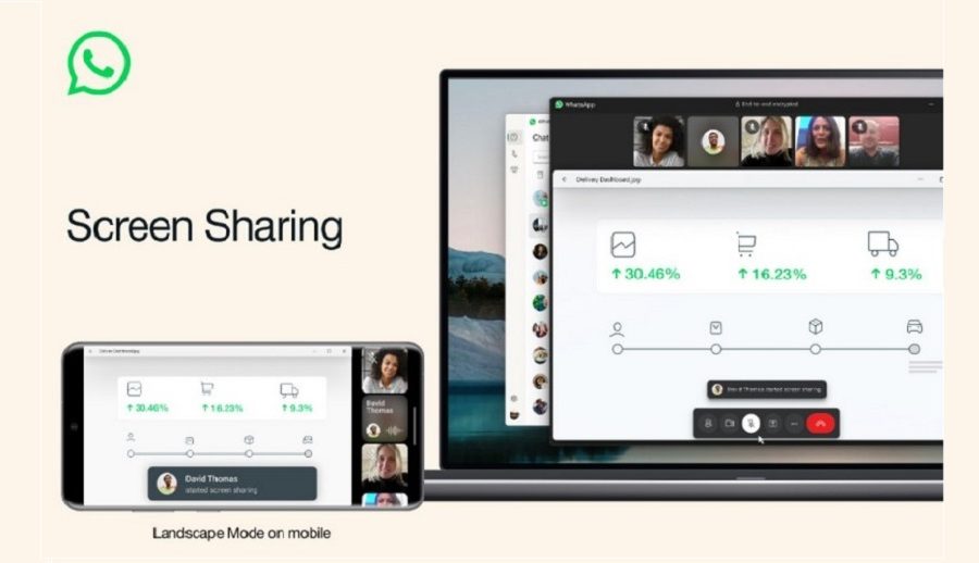 ह्वाट्सएपले अब भिडियो कलहरूमा स्क्रिन शेयरिङलाई समर्थन गर्ने