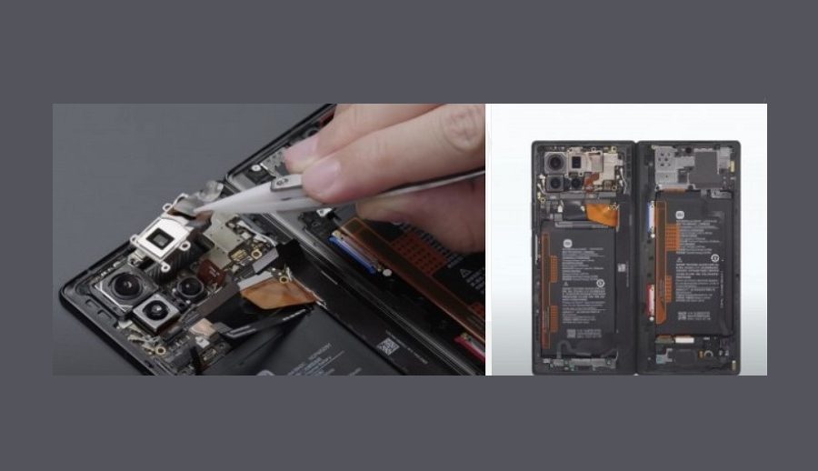 शाओमी मिक्स फोल्ड ३ मा नयाँ हिन्ज र भर्टिकल स्ट्याक मदरबोर्ड डिजाइन