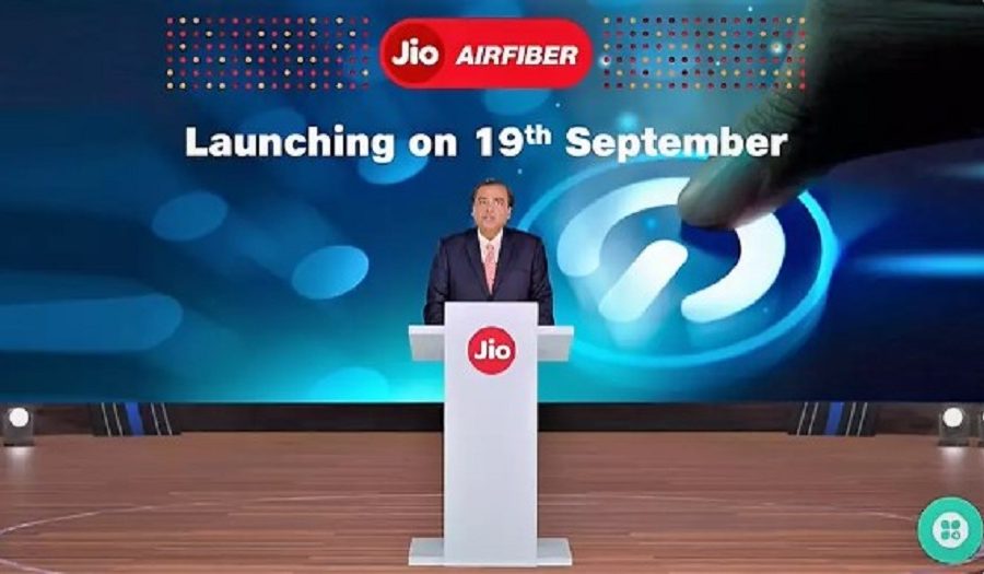 भारतमा १९ सेप्टेम्बरमा जियो एयरफाइबर लन्च हुने