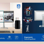 फिलिप्स २७–इन्च फोरके मनिटर लन्च, ९६ वाट यूएसबी–सी चार्जिङ समावेश