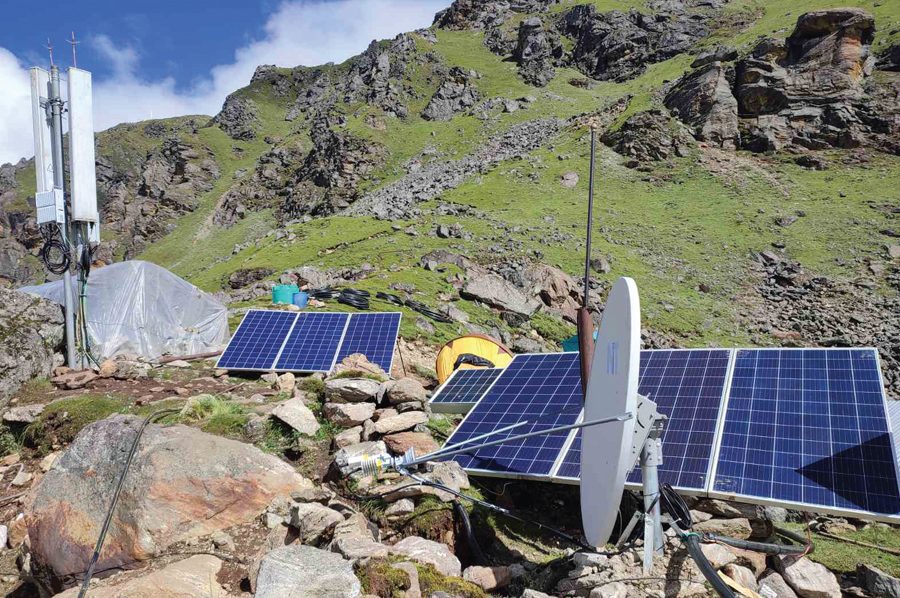 गोसाईँकुण्डमा भिस्याट प्रविधिबाट मोबाइल सेवा