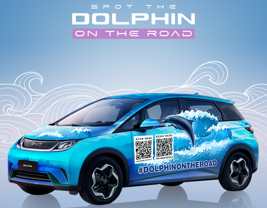 बीवाइडीको नयाँ इभी नाडा अटो शोमा लन्च हुँदै, “स्पट द डल्फिन अन द रोड” क्याम्पेन गर्दै