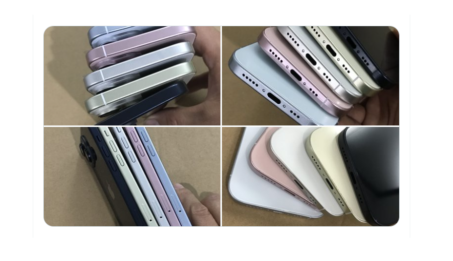 आईफोन १५ को डमी मोडल अनलाइनमा देखियो, डमीमा कलर अप्सन्स र यूएसबी–सी पोर्ट प्रदर्शन