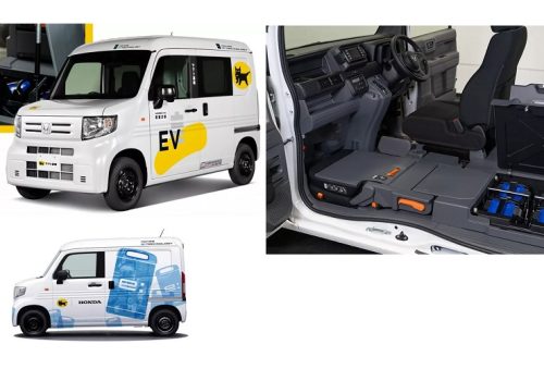 रिमुभेबल ब्याट्रीसहितको होन्डा एमईभी–भ्यान इलेक्ट्रिक डेलिभरी भ्यान कन्सेप्ट अनावरण