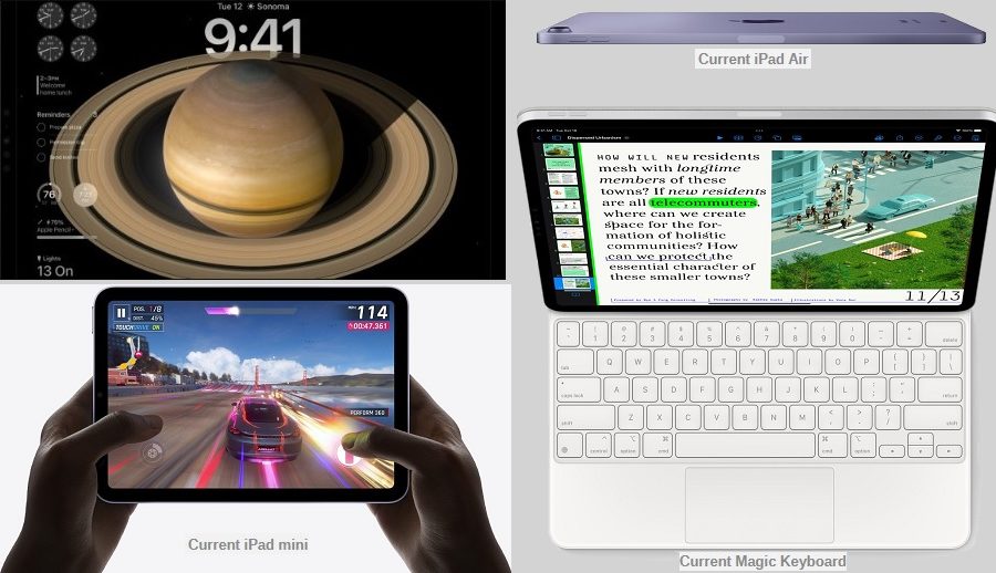 नयाँ आईप्याड, आईप्याड मिनी र आईप्याड एयर मोडल आउँदै