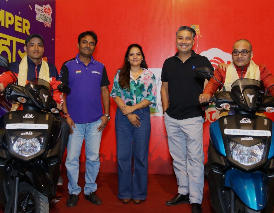 पठाओ दशैं महोत्सवमा नवराज बोगटी र बिसन सिंहले जिते यामाहा रे जेडआर