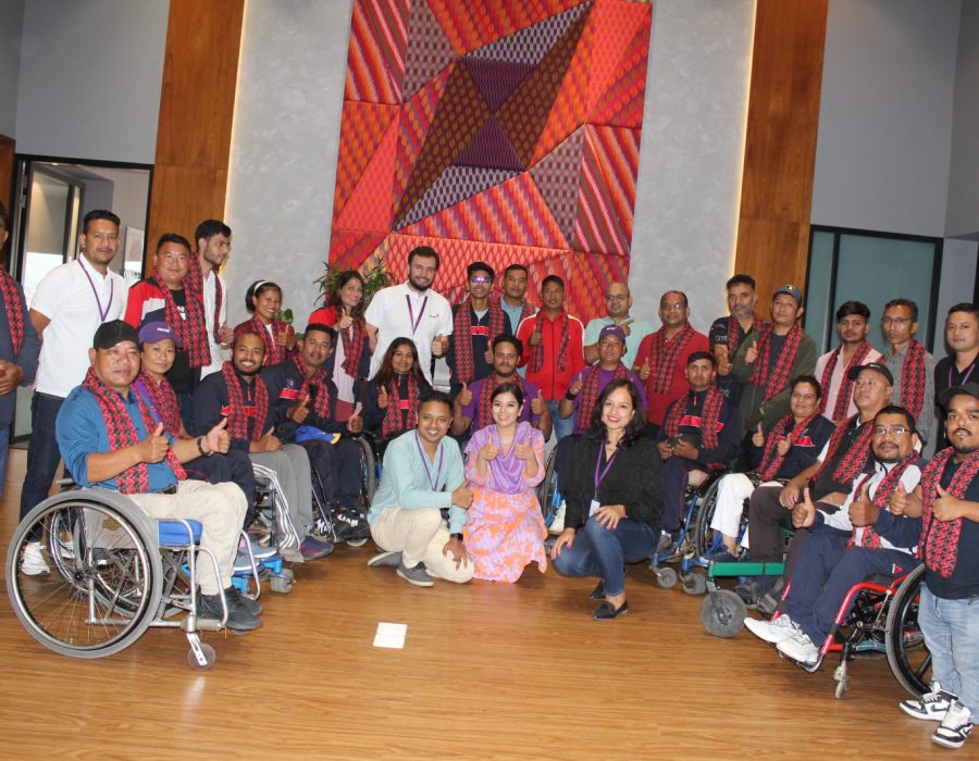 राष्ट्रिय पारा खेलाडीहरुलाई साथ दिँदै एनसेल