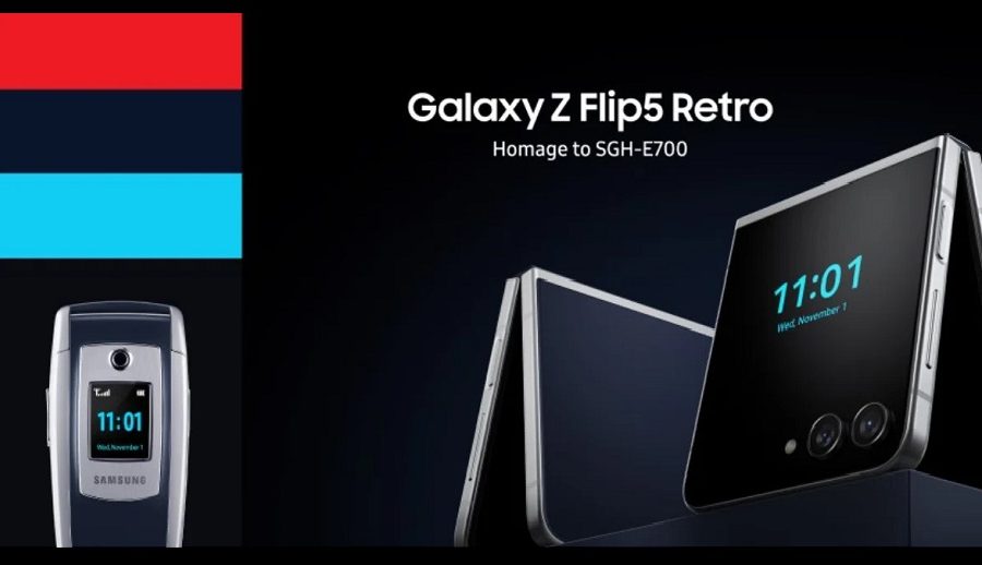 सामसङले ल्यायो ग्यालेक्सी जेड फ्लिप ५ रेट्रो अनावरण