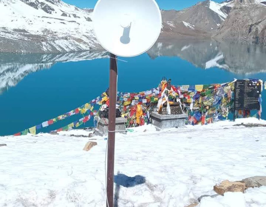Tilicho Lake now has access to internet
