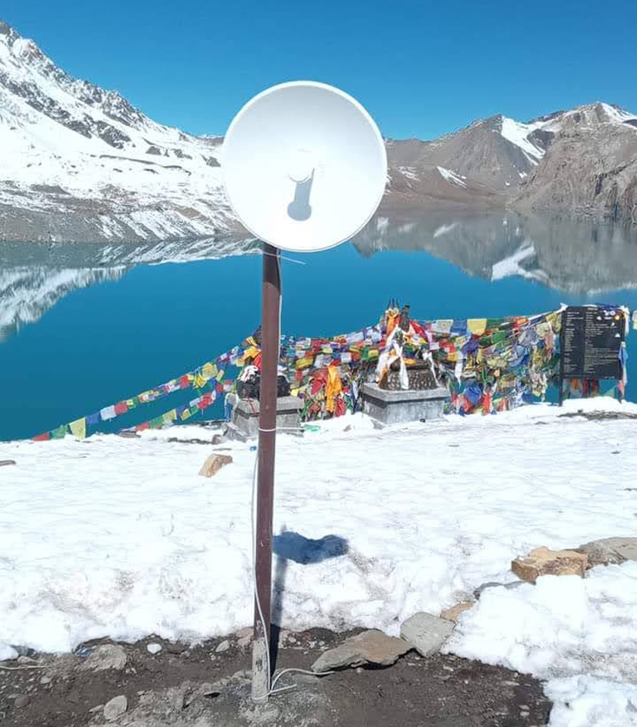 Tilicho Lake now has access to internet