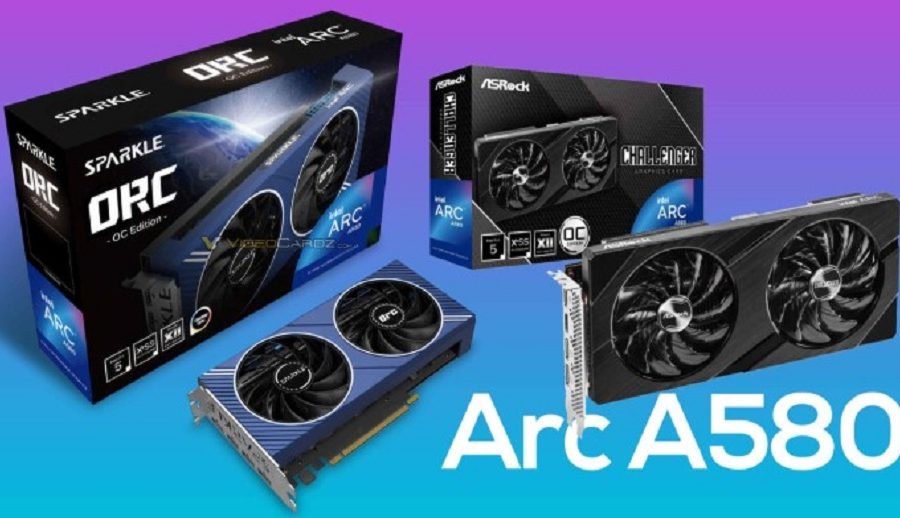 इन्टेलको एआरसी ए५८० ग्राफिक्स कार्ड लन्च