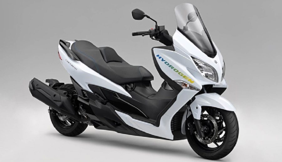 टोकियो मोटर शोमा हाइड्रोजनबाट चल्ने सुजुकी बर्गम्यान स्कुटर प्रदर्शन गरिने