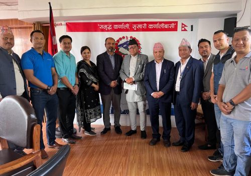 Ncell hands over its support of Rs. 50 lakhs to the Provincial Government of Karnali in Surkhet