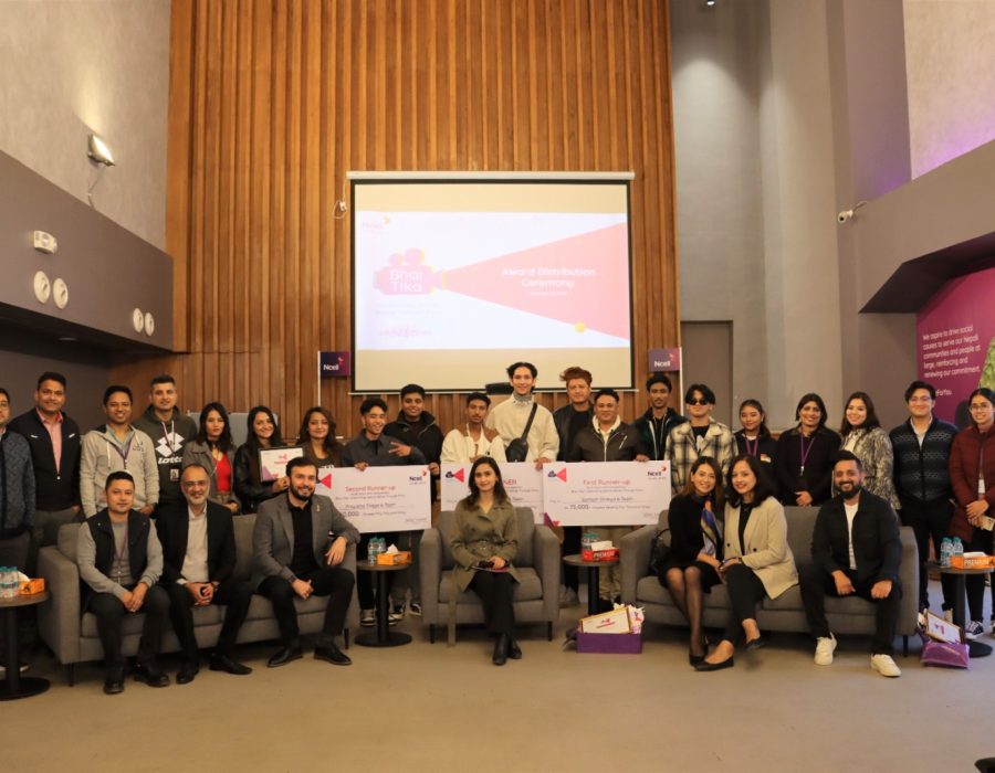 एनसेलद्वारा लघु चलचित्र प्रतियोगिता २०२३ का विजेताहरुलाई सम्मान