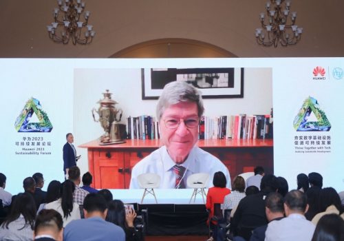 Huawei Sustainability Forum: Jeffrey Sachs Advocates Tech Solutions to Address SDG Challenges