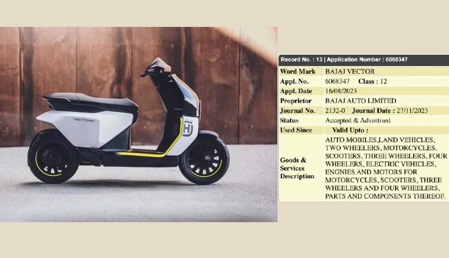 बजाजको इलेक्ट्रिक स्कुटर ‘भेक्टर’ आउने सम्भावना