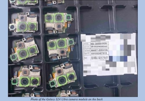 सामसङ ग्यालेक्सी एस२४ अल्ट्राको क्यामरा मोड्युलको जानकारी लीक
