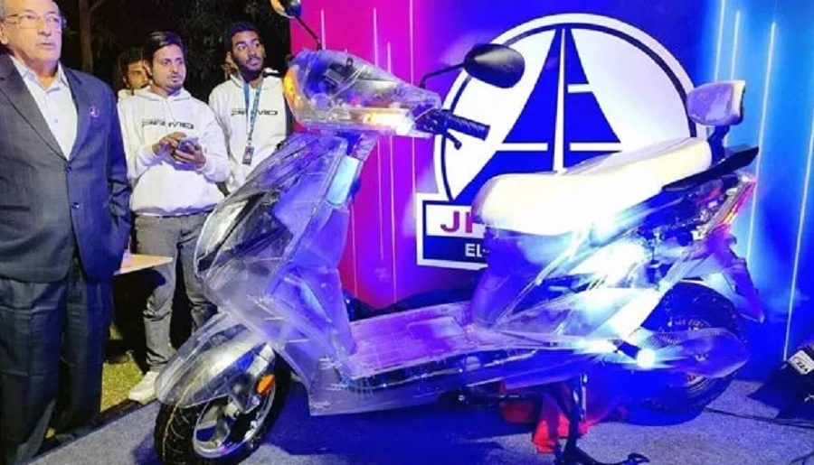 भारतमा ट्रान्सप्यारेन्ट इलेक्ट्रिक स्कुटर ‘टेक प्राइमो’ लन्च