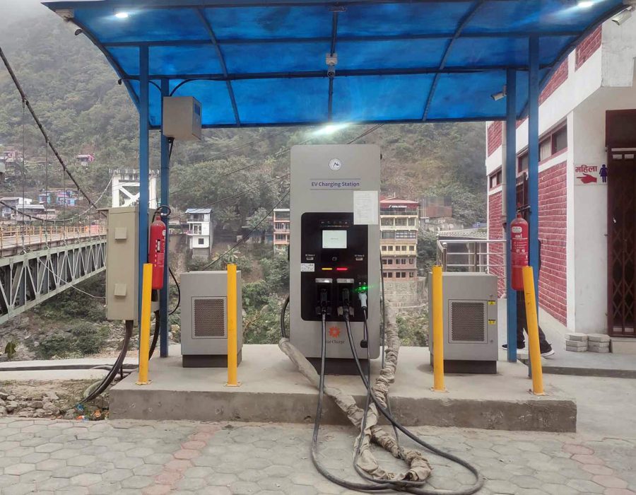 दुई करोड ७२ लाखमा ‘चार्जिङ स्टेशन’ निर्माण