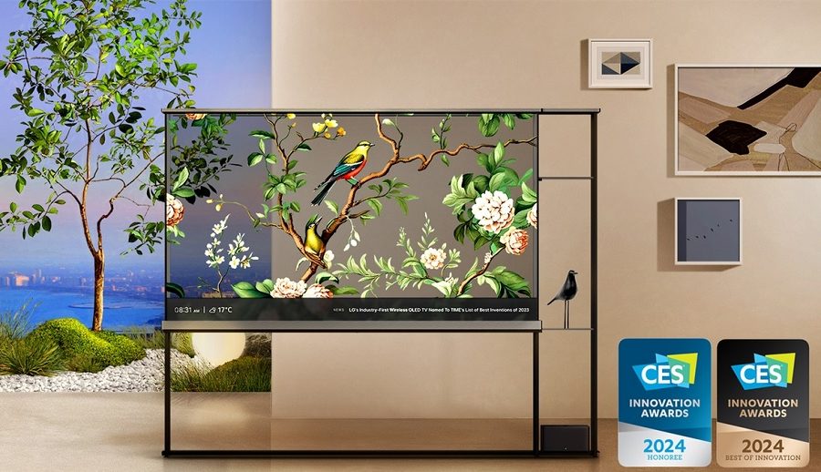 एलजीले देखायो विश्वको पहिलो वायरलेस ट्रान्सप्यारेन्ट ओएलडी