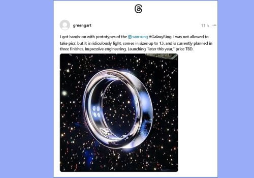 सामसङ ग्यालेक्सी रिङको डिजाइन र उपलब्धताको विवरणहरू बाहिरिए