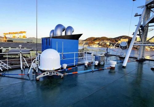 जापानको भूकम्पपछि आपतकालीन पानीजहाजमा आधारित बेस स्टेशन तैनाथ