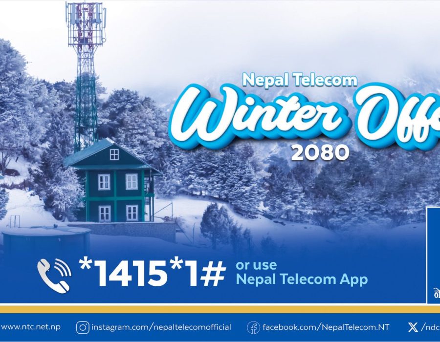 नेपाल टेलिकमले ल्यायो ‘विन्टर अफर २०८०’, डाटा र भ्वाइसका आकर्षक प्याकहरु