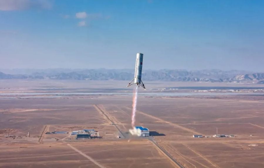 चीनको पुन: प्रयोगयोग्य र स्टेनलेस स्टील रकेट ‘झुक्यू-३’ को भर्टिकल रिटर्न टेक्नोलोजी परीक्षण पूरा