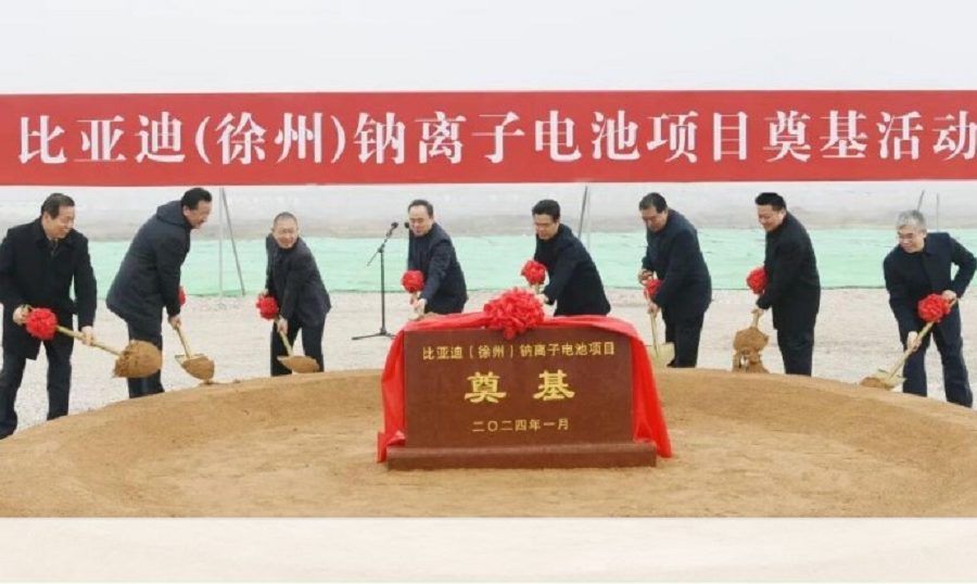 बीवाईडीको पहिलो सोडियम आयन ब्याट्री सुविधा निर्माण सुरु