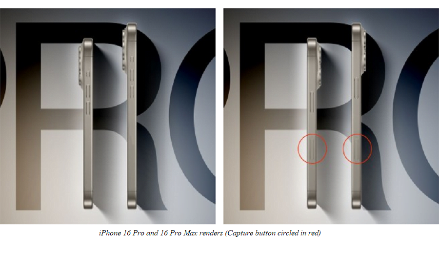 एप्पल आईफोन १६ को क्याप्चर बटनमा जुम कन्ट्रोल राखिने चर्चा