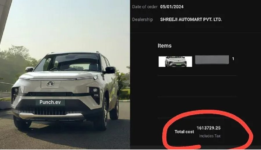 लन्च अघि टाटा पञ्च इलेक्ट्रिक एसयूभीको मूल्य लीक