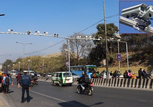 कोटेश्वर-तिनकुने खण्डमा आर्टिफिसियल इन्टेलिजेन्स ट्राफिक सिस्टम क्यामरा जडान, सवारीको गतिविधि ट्रयाक गरिने
