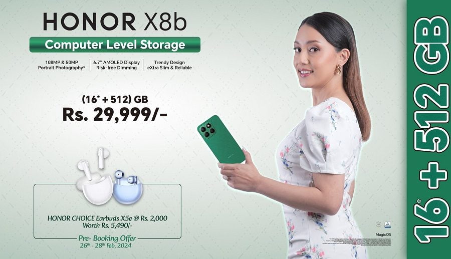 HONOR X8b with 512GB memory at just Rs. 29,999: Prebooking is up now
