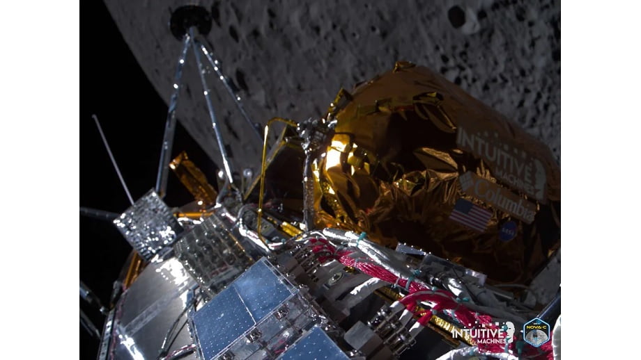 Private lander makes first US moon landing in more than 50 years