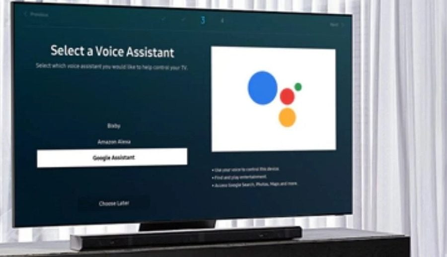 सामसङले आफ्ना सबै स्मार्ट टिभीहरूबाट गुगल असिस्टेन्ट हटाउने