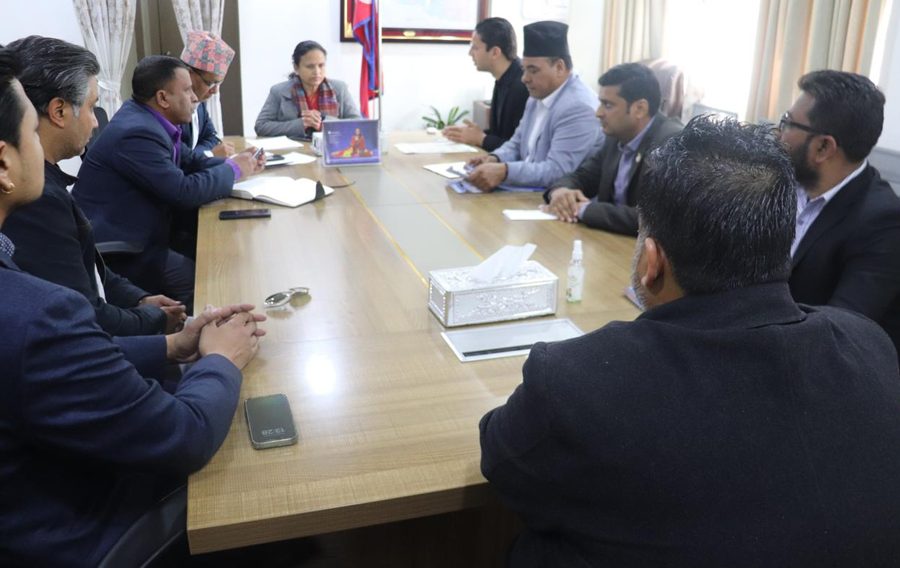 विद्युतीय व्यापार विधेयकमा गरिनुपर्ने सुधारसम्बन्धि सुझाव सरकार र संसदीय समितिसमक्ष पेश