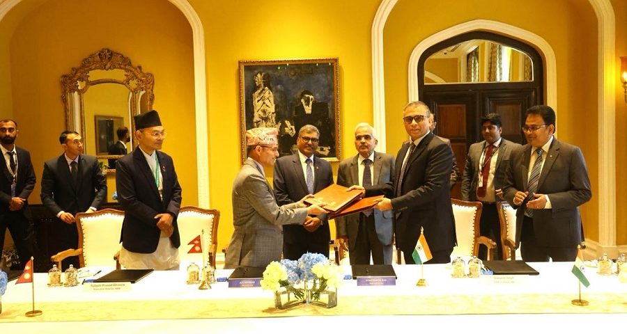 नेपाल र भारतबीच विद्युतीय भुक्तानी प्रणाली विकास गर्ने सम्झौता