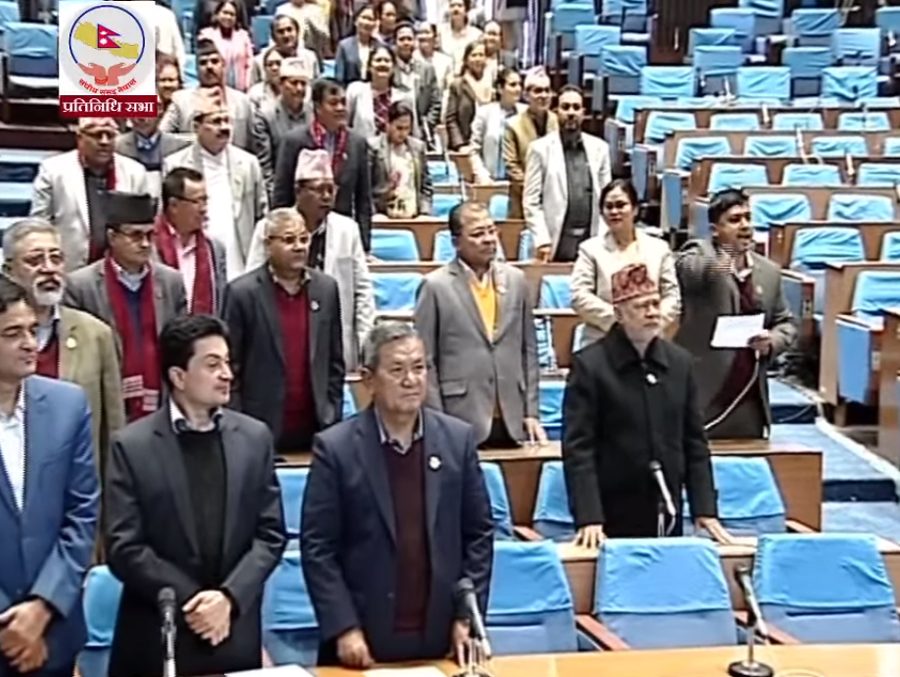 टेरामोस काण्डमा मुछिएका स्वास्थ्य मन्त्री बस्नेतसहित विवादित मन्त्रीहरुको राजीनामा माग, संसदमा नाराबाजी