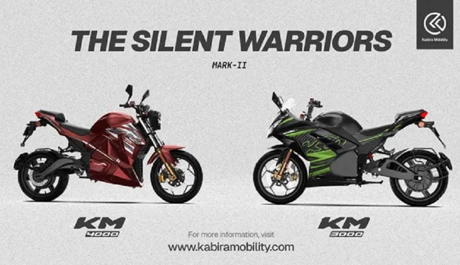 कबीरा मोबिलिटीको दुई इलेक्ट्रिक मोटरसाइकल भारतमा सार्वजनिक