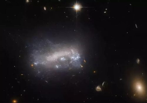 नासाको हबल टेलिस्कोपले ५२ मिलियन प्रकाश वर्ष टाढाबाट खिच्यो एलईडीए ग्यालेक्सीको तस्वीर