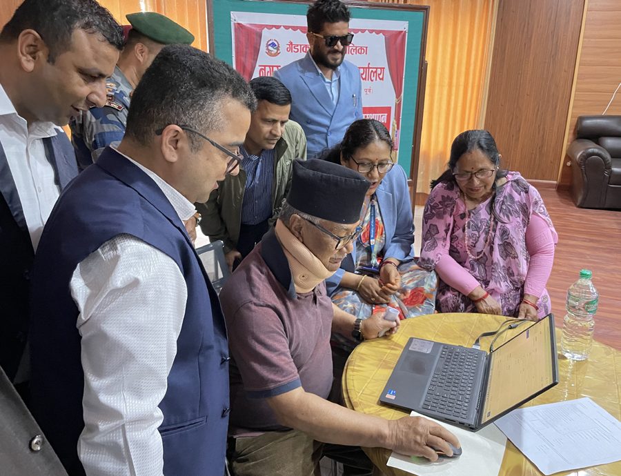 गैँडाकोट नगरपालिकामा अनलाइनबाट नागरिकता सिफारिस