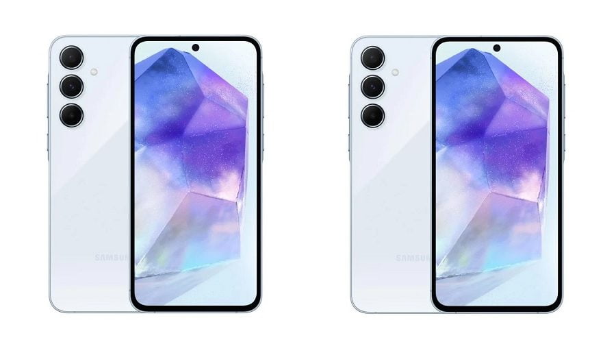 सामसङ ग्यालेक्सी ए५५ एक्सिनोस १४८० चिप, ५० एमपी ओआईएस क्यामराको साथ लन्च