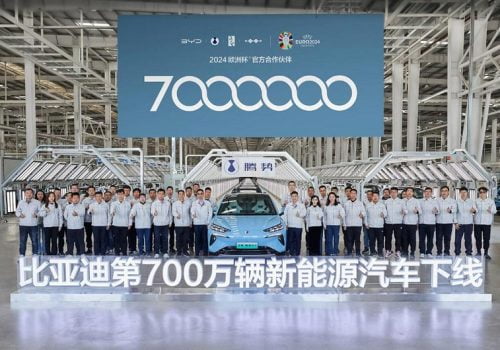 बीवाईडीले ७० लाख न्यू इलेक्ट्रिक भेहिकल उत्पादन गर्यो