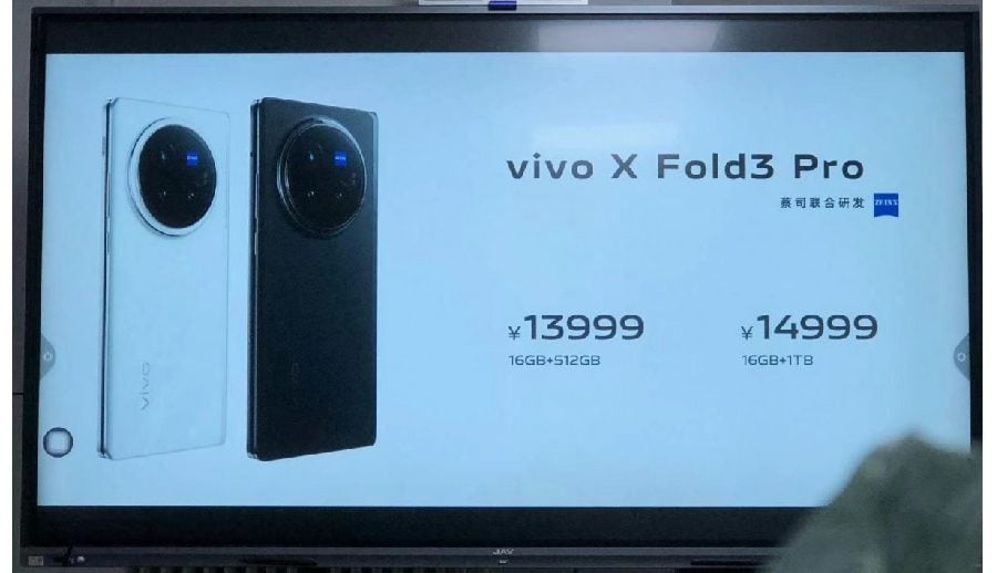 यस्तो हुनेछ भिभो एक्स फोल्ड ३ प्रोको स्टोरेज कन्फिगरेसन्स र मूल्य