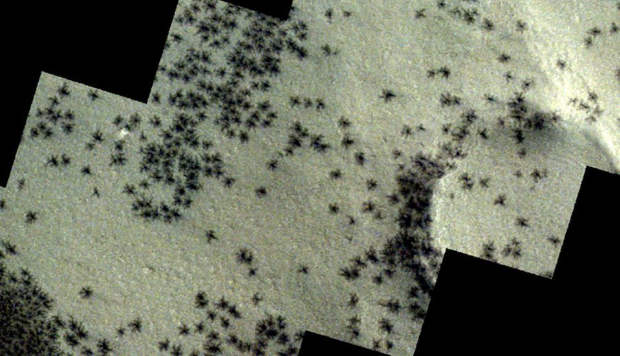 मंगल ग्रहमा ‘माकुराको दस्ता’ ! युरोपेली अन्तरिक्ष एजेन्सीले गर्यो फोटोको खुलासा