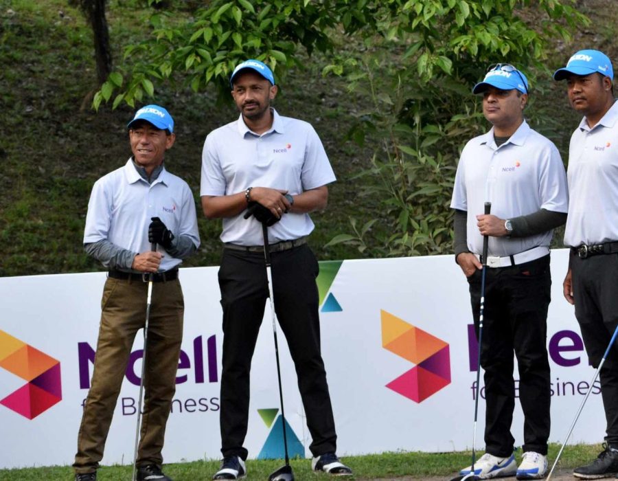 Ncell secures 3rd runner up at RNGC Scramble Golf Tournament