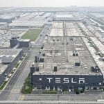 टेस्लाको सांघाई मेगाफ्याक्ट्रीबाट सन् २०२५ मा २००० भन्दा बढी ऊर्जा भण्डारण एकाइ उत्पादन