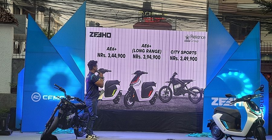 जिहोको इलेक्ट्रिक स्कुटर नेपाली बजारमा, सुरुवाती मूल्य ३ लाख ४४ हजार ९००