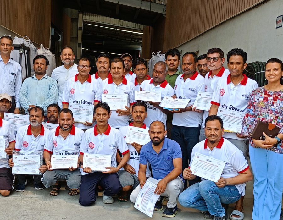 उद्योग संगठन मोरङद्धारा उर्जा दक्षता सम्बन्धि प्रतिष्ठानका प्राविधिकहरुलाई तालिम