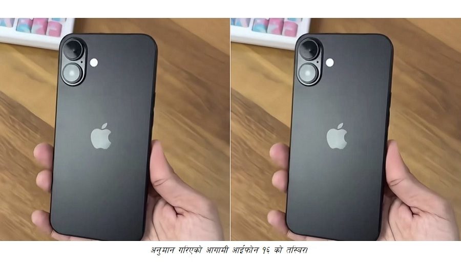 एप्पलको आगामी आईफोन १६ को तस्बिर बाहिरियो, प्रो म्याक्सको आकार वृद्धि हुने संभावना
